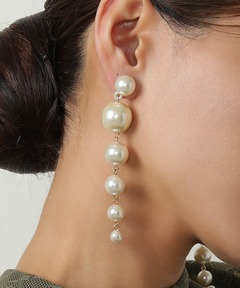 【VERMEIL par iena】LUV AJ　パヴェ　ピアス　シルバー 追加2予約》LUV AJ ラヴエージェイ THE PAVE CHAIN LINK HUGGIES
