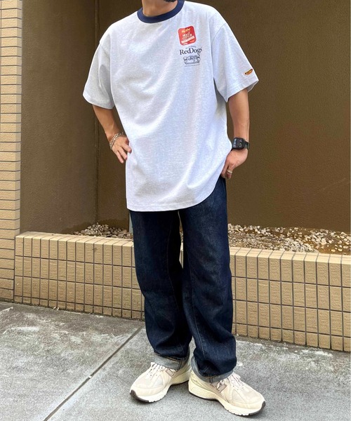 NO NEED（ノーニード）の「【Red Dogs】バックプリント リンガーTシャツ（Tシャツ/カットソー・メンズ・グリーン系/チャコール/ネイビー・M/L）」の17枚目の写真