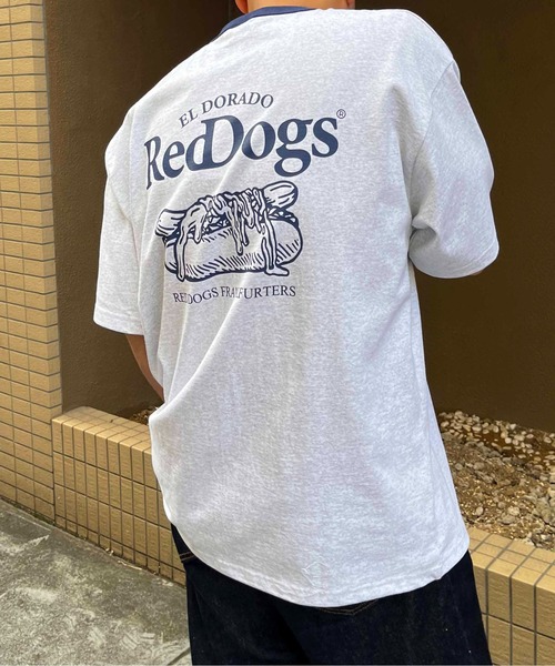 NO NEED（ノーニード）の「【Red Dogs】バックプリント リンガーTシャツ（Tシャツ/カットソー・メンズ・グリーン系/チャコール/ネイビー・M/L）」の10枚目の写真