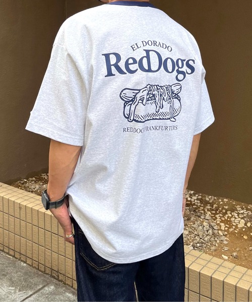 【Red Dogs】リンガーTシャツ≪洗濯機で洗える≫ セール】Red DogsリンガーTシャツ≪洗濯機で洗える≫（Tシャツ