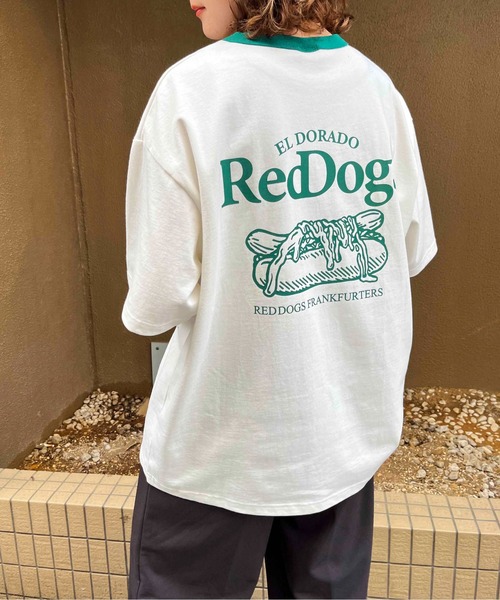 NO NEED（ノーニード）の「【Red Dogs】バックプリント リンガーTシャツ（Tシャツ/カットソー・メンズ・グリーン系/チャコール/ネイビー・M/L）」の7枚目の写真
