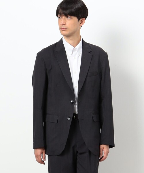 COMME CA ISM（コムサイズム）の「【セットアップ対応】ファンクショナル リネンライクジャケット（スーツジャケット・メンズ・カーキ/ネイビー/ブラック・SMALL/MEDIUM/LARGE/X-LARGE）」の19枚目の写真