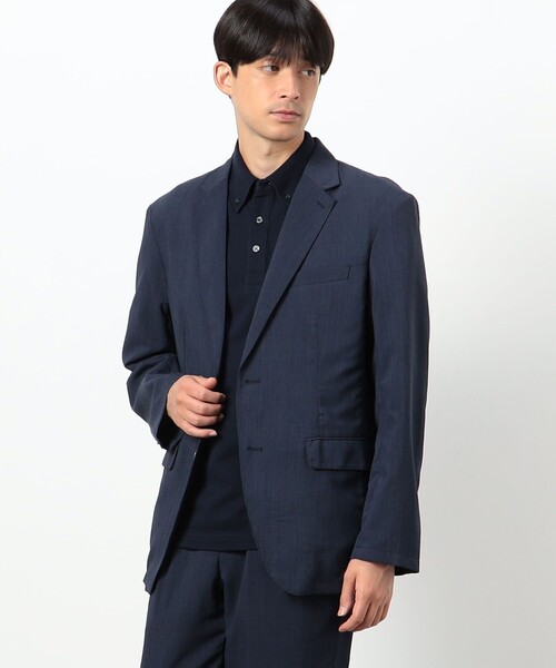 COMME CA ISM（コムサイズム）の「【セットアップ対応】ファンクショナル リネンライクジャケット（スーツジャケット・メンズ・カーキ/ネイビー/ブラック・SMALL/MEDIUM/LARGE/X-LARGE）」の17枚目の写真