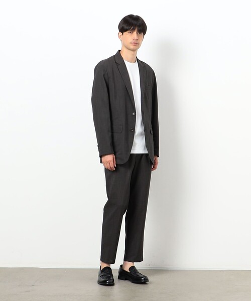 COMME CA ISM（コムサイズム）の「【セットアップ対応】ファンクショナル リネンライクジャケット（スーツジャケット・メンズ・カーキ/ネイビー/ブラック・SMALL/MEDIUM/LARGE/X-LARGE）」の16枚目の写真