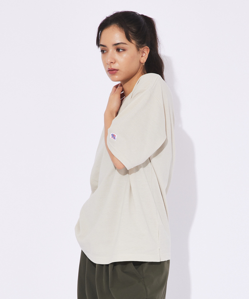 JEMORGAN(ジェーイーモーガン)の「【JEMORGAN ジェイイーモーガン】T/C鹿の子半袖Tシャツ(Tシャツ/カットソー・メンズ・ベージュ/ブラック/ホワイト・M/L/XL)」の3枚目の写真