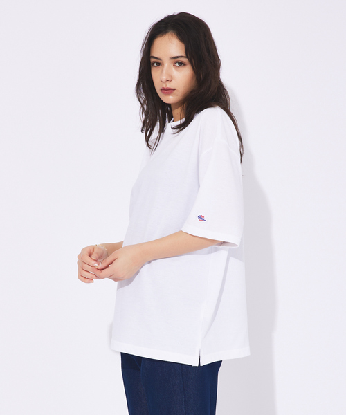 JEMORGAN(ジェーイーモーガン)の「【JEMORGAN ジェイイーモーガン】T/C鹿の子半袖Tシャツ(Tシャツ/カットソー・メンズ・ベージュ/ブラック/ホワイト・M/L/XL)」の2枚目の写真