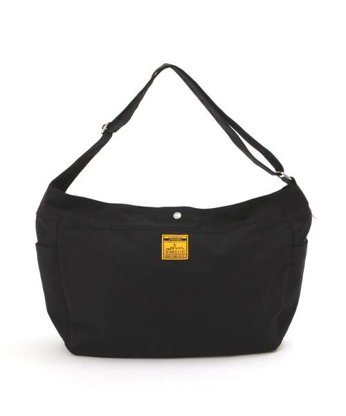 AVIREX（アヴィレックス）の「NEWSPAPER BAG / ニュースペーパー バッグ / AVIREX / アヴィレックス / AX2702（ショルダーバッグ・メンズ・ブラック/ホワイト系2・F）」の7枚目の写真