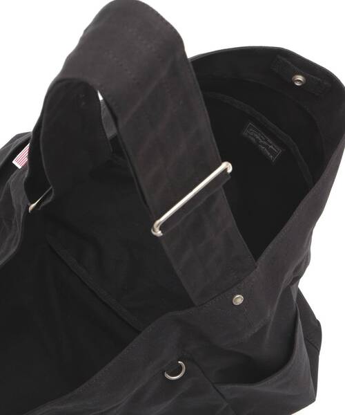 AVIREX（アヴィレックス）の「NEWSPAPER BAG / ニュースペーパー バッグ / AVIREX / アヴィレックス / AX2702（ショルダーバッグ・メンズ・ブラック/ホワイト系2・F）」の15枚目の写真