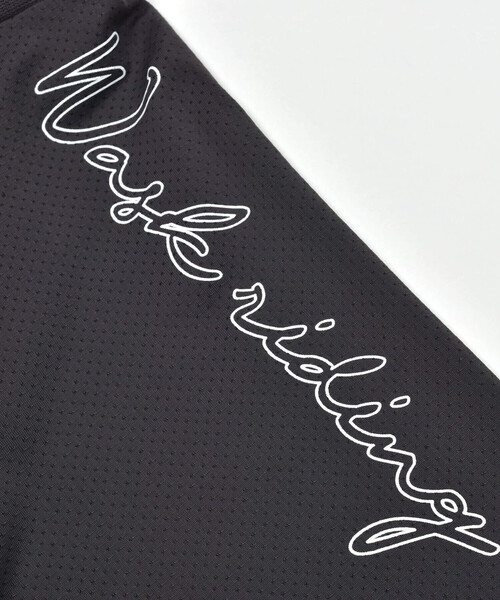 WASK（ワスク）の「【速乾/接触冷感】【お揃い】配色ポケットロゴラグランメッシュTシャツ(100~160cm)（Tシャツ/カットソー・キッズ・ブラック/ブルー・150cm/160cm/110cm/120cm/130cm/140cm/100cm）」の9枚目の写真