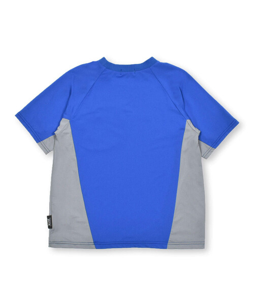 WASK（ワスク）の「【速乾/接触冷感】【お揃い】配色ポケットロゴラグランメッシュTシャツ(100~160cm)（Tシャツ/カットソー・キッズ・ブラック/ブルー・150cm/160cm/110cm/120cm/130cm/140cm/100cm）」の15枚目の写真
