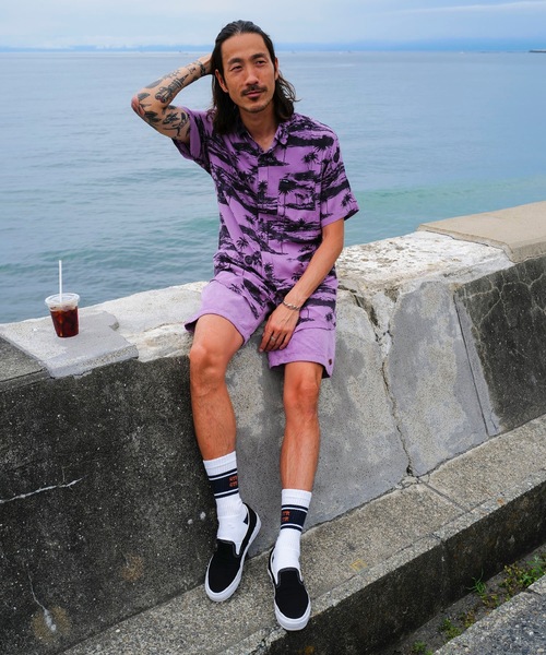 rip curl（リップカール）の「【RIPCURL（リップカール）】M CLASSIC SURF CORD VOLLEY/ウエストゴムコーデュロイショートパンツ（その他パンツ・メンズ・チャコールグレー/ダークカーキ/パープル系その他・MEDIUM/SMALL）」の3枚目の写真