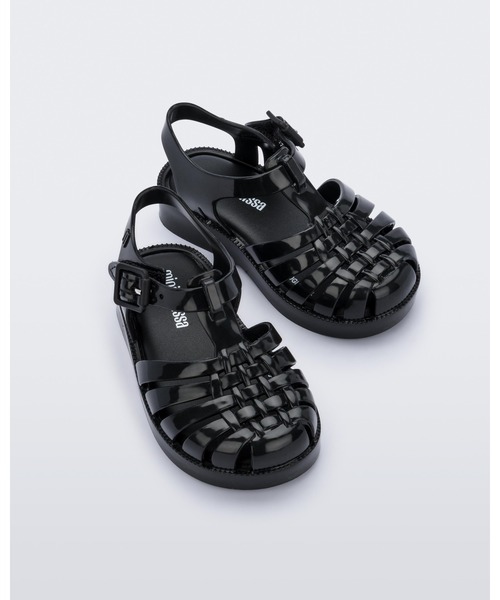 melissa(メリッサ)の「MINI MELISSA POSSESSION BB(サンダル・キッズ・クリアブラック/ピンク/ブルー/クリア・22-23/25-26/27/24)」の6枚目の写真