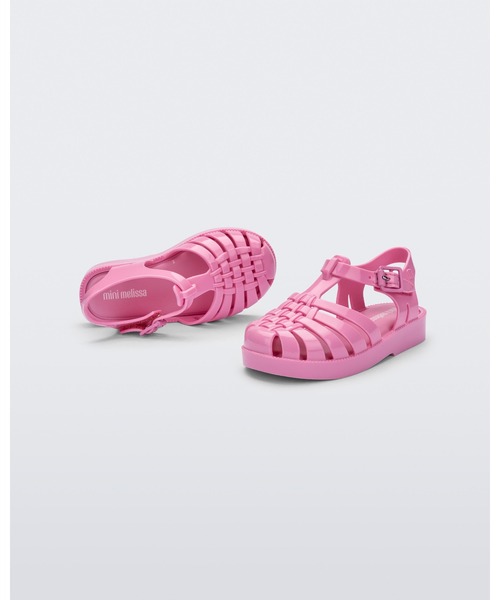 melissa(メリッサ)の「MINI MELISSA POSSESSION BB(サンダル・キッズ・クリアブラック/ピンク/ブルー/クリア・22-23/25-26/27/24)」の5枚目の写真