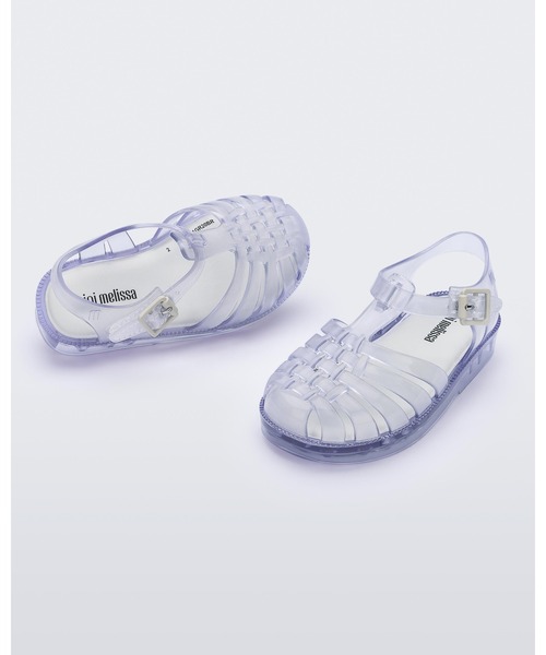 melissa(メリッサ)の「MINI MELISSA POSSESSION BB(サンダル・キッズ・クリアブラック/ピンク/ブルー/クリア・22-23/25-26/27/24)」の12枚目の写真