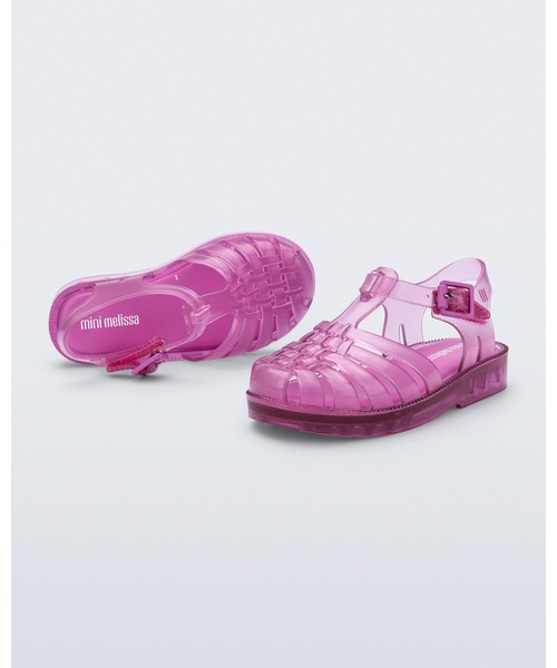 melissa(メリッサ)の「MINI MELISSA POSSESSION BB(サンダル・キッズ・クリアブラック/ピンク/ブルー/クリア・22-23/25-26/27/24)」の17枚目の写真