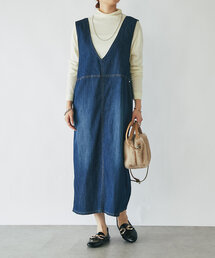 un dix cors | デニムジャンスカ(ジャンパースカート)