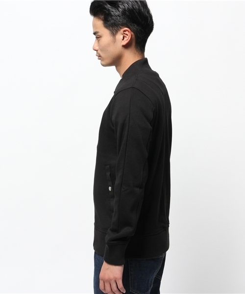 CIAOPANIC TYPY（チャオパニックティピー）の「ジャージーMA1ジャケット（ブルゾン・メンズ・オリーブ/ブラック・LARGE/SMALL/MEDIUM）」の12枚目の写真