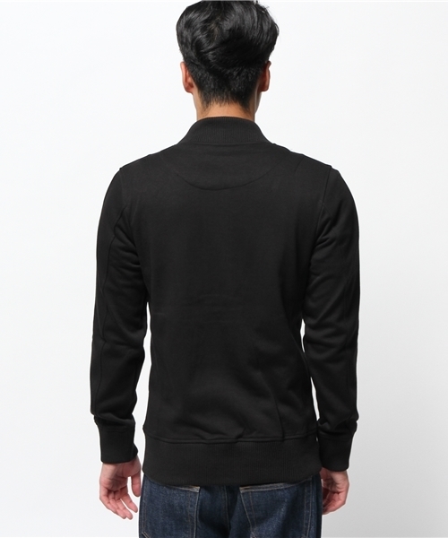 CIAOPANIC TYPY（チャオパニックティピー）の「ジャージーMA1ジャケット（ブルゾン・メンズ・オリーブ/ブラック・LARGE/SMALL/MEDIUM）」の13枚目の写真