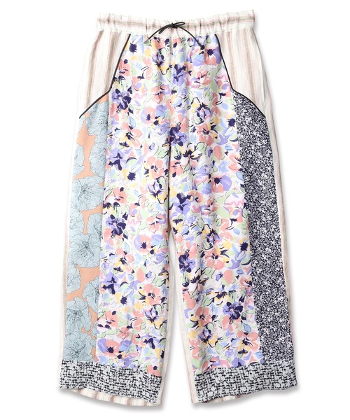 YEAH RIGHT!!(イェーライト)の「ANLIO × YEAH RIGHT!! Patchwork Wide Easy Pants (Stripe)(その他パンツ・レディース・その他1/その他2/その他3・0/1)」の6枚目の写真