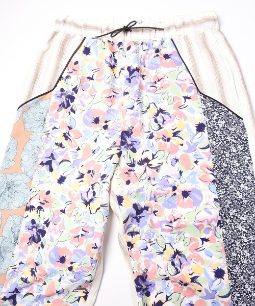 YEAH RIGHT!!(イェーライト)の「ANLIO × YEAH RIGHT!! Patchwork Wide Easy Pants (Stripe)(その他パンツ・レディース・その他1/その他2/その他3・0/1)」の8枚目の写真