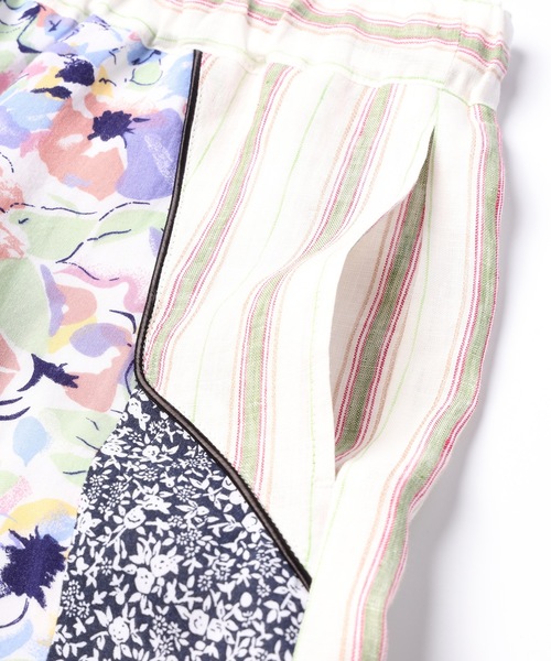 YEAH RIGHT!!(イェーライト)の「ANLIO × YEAH RIGHT!! Patchwork Wide Easy Pants (Stripe)(その他パンツ・レディース・その他1/その他2/その他3・0/1)」の13枚目の写真