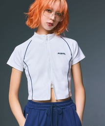 X-girl | RACING ZIP UP TOP(Tシャツ/カットソー)