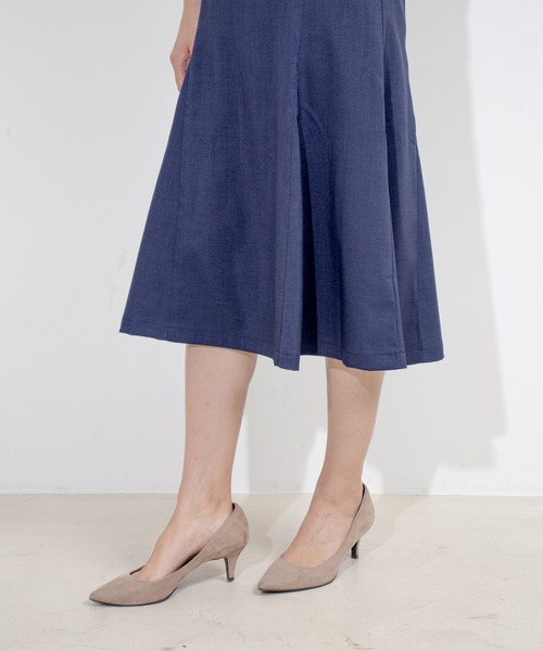 Jayro(ジャイロ)の「ボリュームスリーブ切替マーメイドワンピース(ワンピース・レディース・ネイビー/ブルー/イエロー・M)」の20枚目の写真