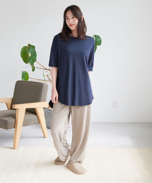 Lafubaki ルームウェア ワンマイルウェア（プリーツパンツ