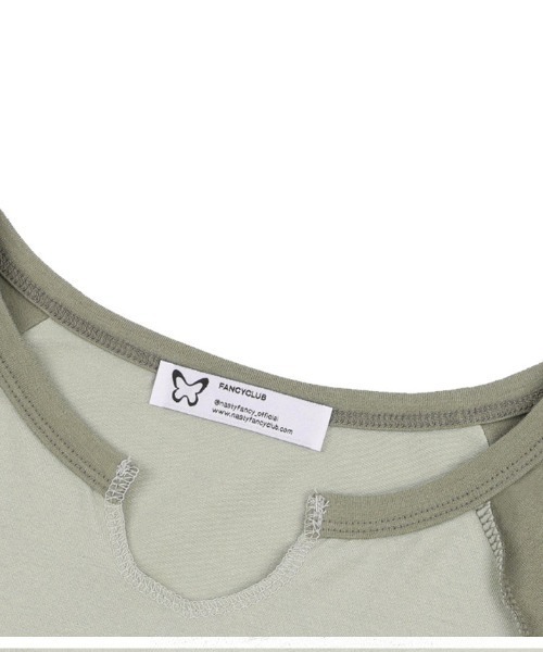 tシャツ A'GEM/9 × .kom 「 FANCY CLUB/ファンシークラブ」 VINTAGE REGLAN CROP TEE/ラグランクロップ A'GEM/9 × .kom 『 FANCY CLUB/ファンシークラブ』 VINTAGE