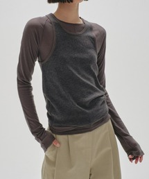 Layered Sheer Long T-shirts