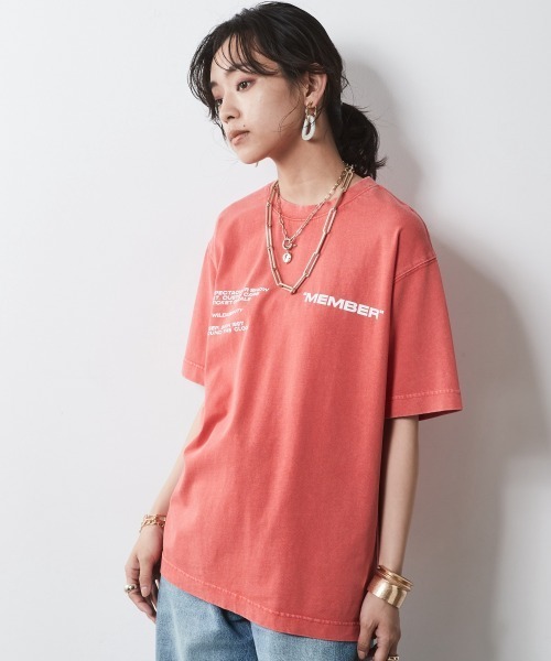 CHIC STYLE(シックスタイル)の「<大きいサイズ>綿100%製品染ロゴプリントTシャツ シックスタイル(Tシャツ/カットソー・レディース・パープル/ブラウン/レッド・LL/3L/4L/5L/L)」の17枚目の写真