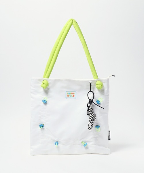 Chick（チック）の「【TAE×Chick】 ナイロンハンドルトートバッグ（トートバッグ・レディース・ホワイト/ブラック/グレー・FREE）」の14枚目の写真