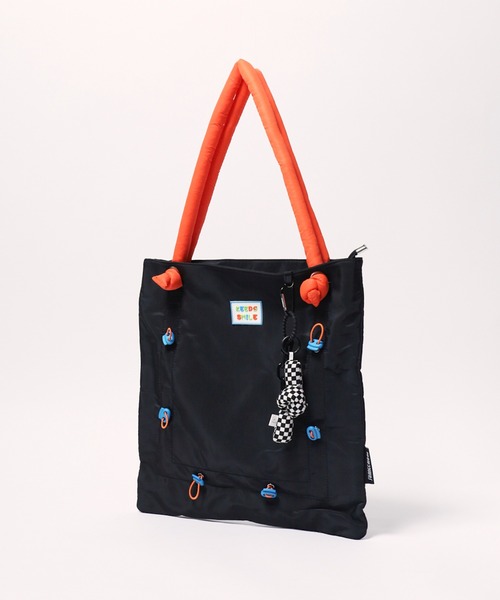 Chick（チック）の「【TAE×Chick】 ナイロンハンドルトートバッグ（トートバッグ・レディース・ホワイト/ブラック/グレー・FREE）」の17枚目の写真