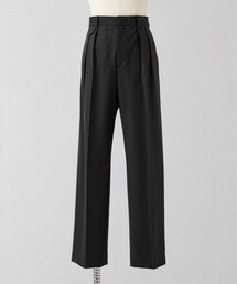 LOEFF | ＜LOEFF＞ W トロピカル インタック フラップ パンツ(スラックス)