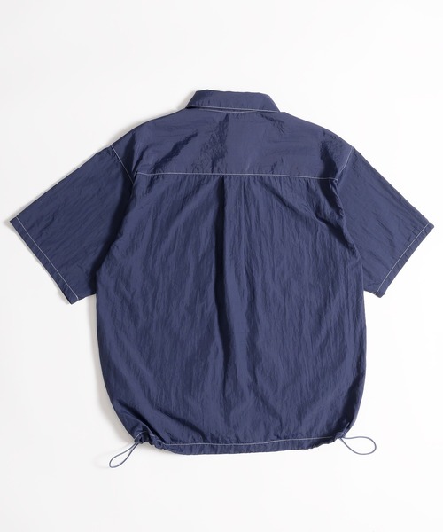 MUHET(ミュエータ)の「ナイロンステッチシャツ(シャツ/ブラウス・レディース・チャコールグレー/ブラウン/ネイビー・MEDIUM/X-LARGE)」の18枚目の写真