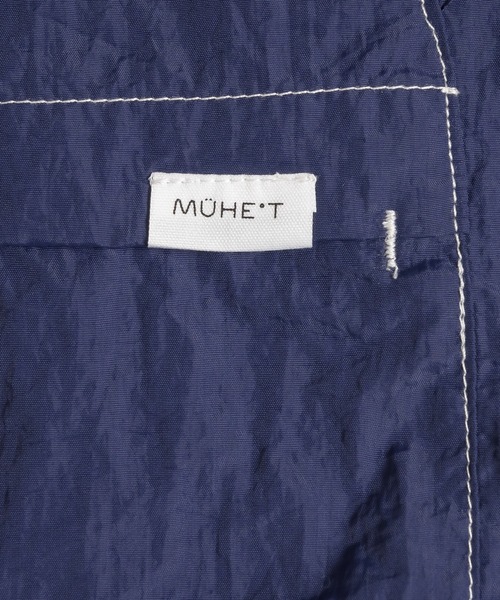 MUHET(ミュエータ)の「ナイロンステッチシャツ(シャツ/ブラウス・レディース・チャコールグレー/ブラウン/ネイビー・MEDIUM/X-LARGE)」の11枚目の写真