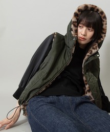 Munich | フェイクファー×キルティングナイロンツイルリバーシブルベスト(ベスト)