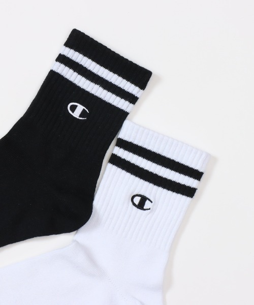 Champion(チャンピオン)の「【Champion/チャンピオン】レディース 【2足組】ロークルーソックス(ソックス/靴下・レディース・ホワイト/その他・SMALL)」の9枚目の写真
