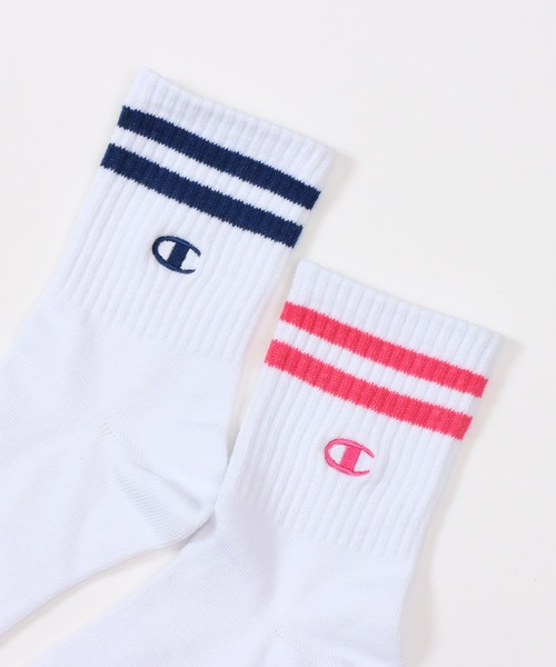Champion(チャンピオン)の「【Champion/チャンピオン】レディース 【2足組】ロークルーソックス(ソックス/靴下・レディース・ホワイト/その他・SMALL)」の6枚目の写真