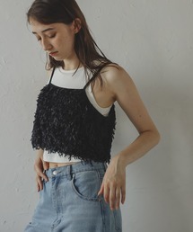 【MINERTE】fringe bustier / フリンジビスチェ
