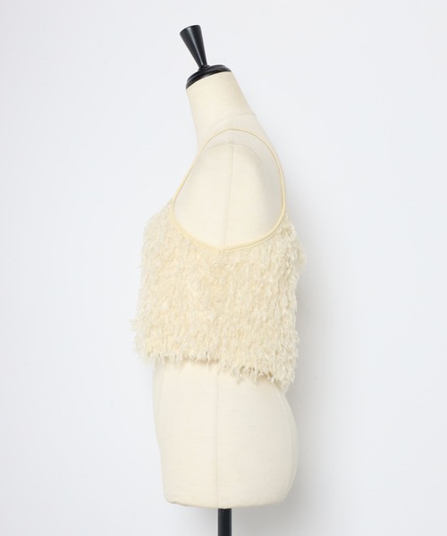 MINERTE(ミネルテ)の「【MINERTE】fringe bustier / フリンジビスチェ(キャミソール・レディース・キナリ/ブラック・FREE)」の17枚目の写真