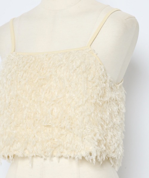 MINERTE(ミネルテ)の「【MINERTE】fringe bustier / フリンジビスチェ(キャミソール・レディース・キナリ/ブラック・FREE)」の19枚目の写真