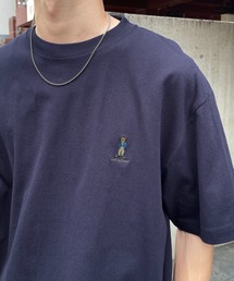【THE FINAL VIEW】TEDDY BEAR ワンポイント刺繍 Tシャツ テディベア ユニセックス