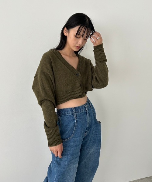大人気新品  セール】ウール混ニットアンサンブル（ニット/セーター）｜emmi トップス