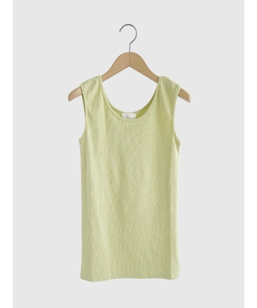 FIKA.（フィーカ）の「Rib tank top（キャミソール・レディース・ブラウン/ライム/ブラック/オフホワイト・MEDIUM）」の12枚目の写真
