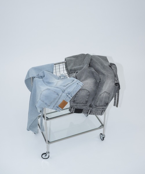 ルーズデニムカーゴ VISION STREET WEAR カーゴパンツ ルーズデニムカーゴパンツ