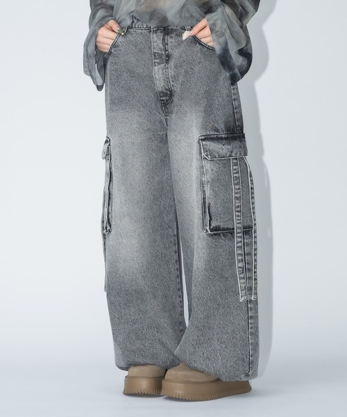 ルーズカーゴデニム（デニムパンツ）｜17HR（セブンティーンアワーズ
