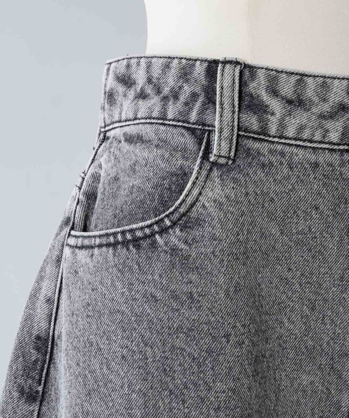 17HR(セブンティーンアワーズ)の「ルーズカーゴデニム(デニムパンツ・レディース・ブラック/ブルー/グレー/ライトブルー・MEDIUM/SMALL)」の18枚目の写真