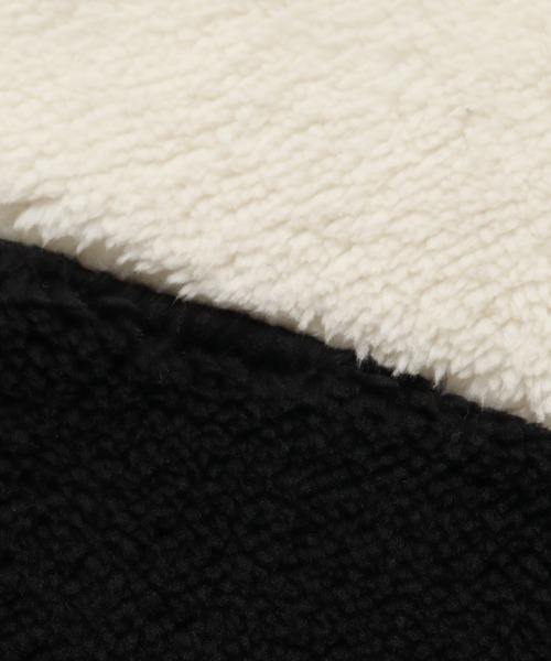 Art re A select(アトリエセレクト)の「ダブルフェイスシャギー ジップアップブルゾン(ブルゾン・メンズ・ブラック系その他/ホワイト系その他/ブラック×ブラック・FREE)」の16枚目の写真