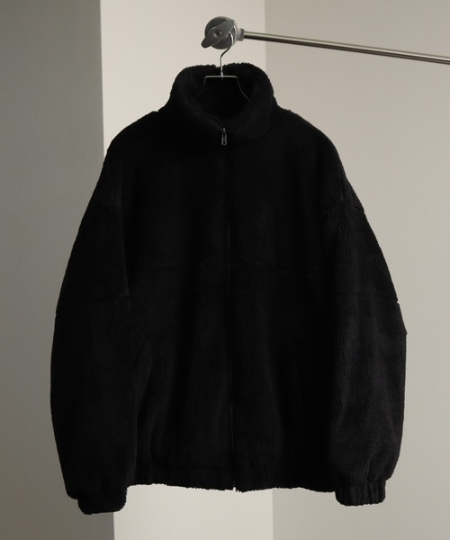 Art re A select(アトリエセレクト)の「ダブルフェイスシャギー ジップアップブルゾン(ブルゾン・メンズ・ブラック系その他/ホワイト系その他/ブラック×ブラック・FREE)」の19枚目の写真